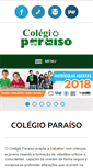 Mobile Screenshot of colegioparaisosbc.com.br